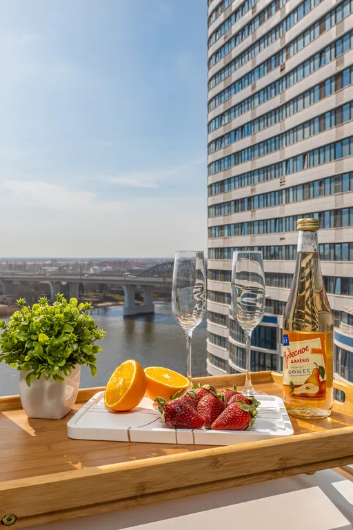 Студия с душой и видом на Дон из окна спальни