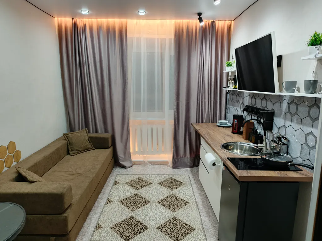 Квартира Уютная студия в центре Шалинское — Красноярск