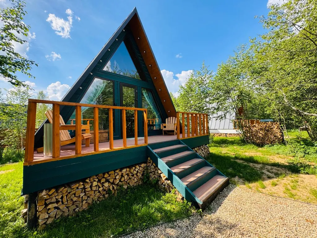 Дом для отдыха River 3 (банный чан, мангальная зона)