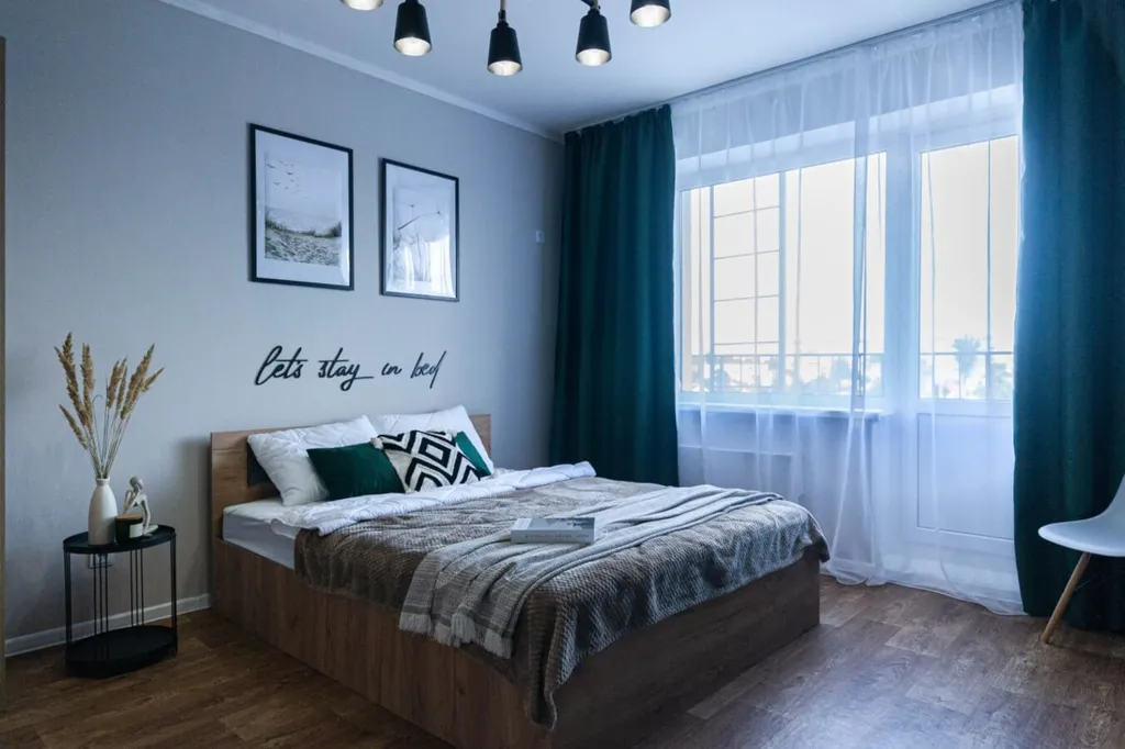 Квартира комфорт-класса Зелёный сканди