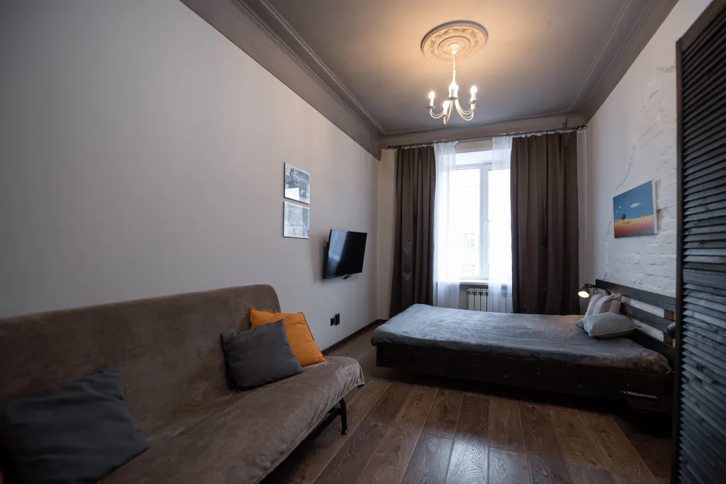 Квартира Квартира Апартамент в тихом центре в стиле Старый Питер — Новосибирск