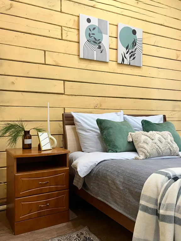 Уютный домик с баней 100'