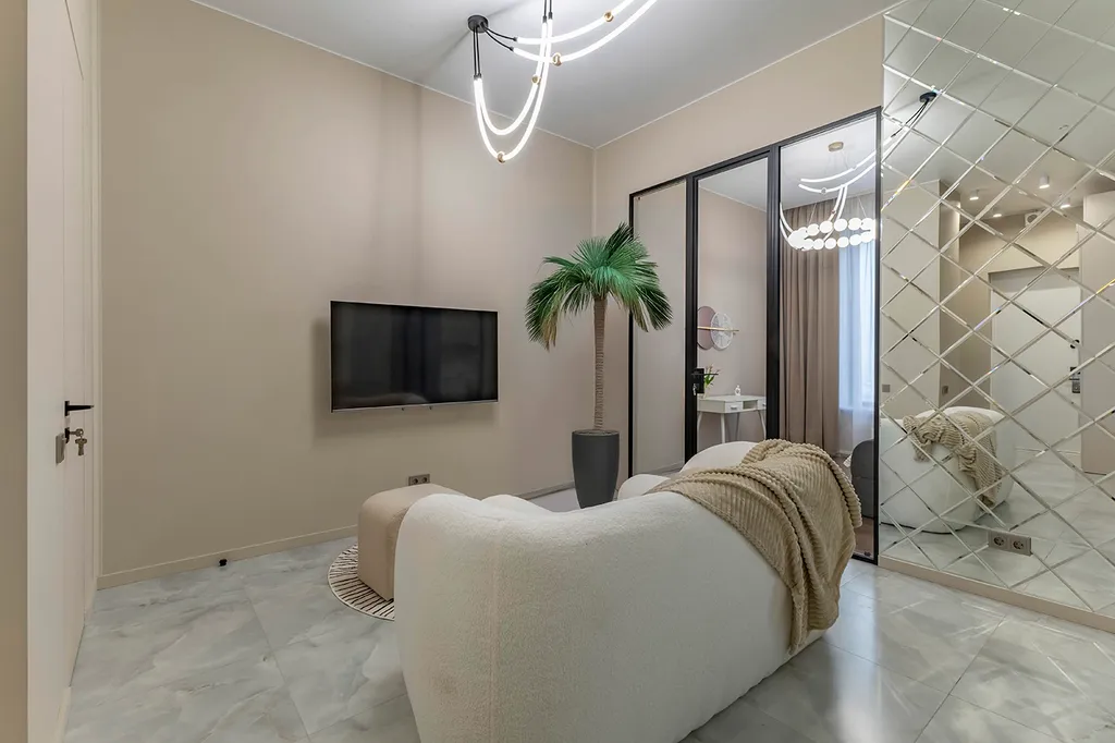 Квартира Квартира Люкс с двумя спальнями и видом на Москва реку — Москва