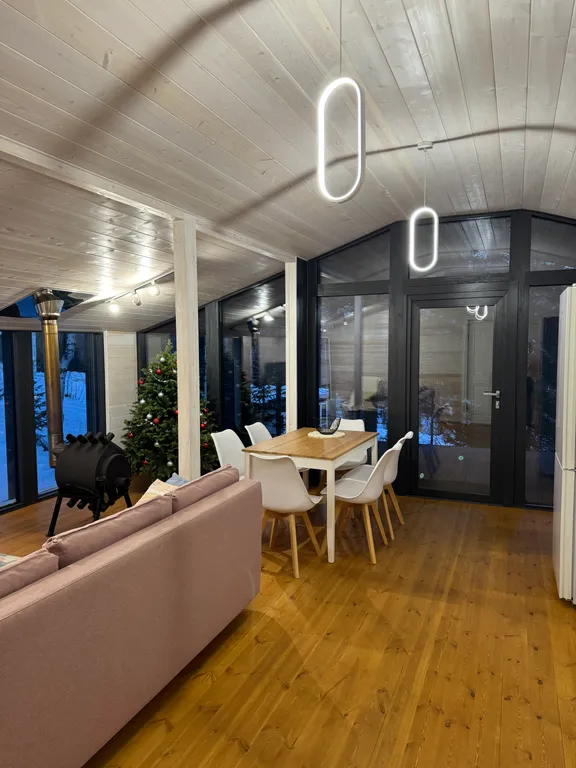 Уютный Barn house с видом на горы