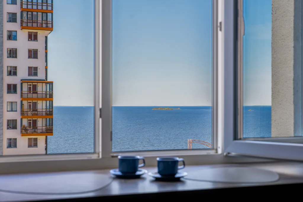 Квартира Апартаменты Sea House с видом на финский залив — Санкт-Петербург