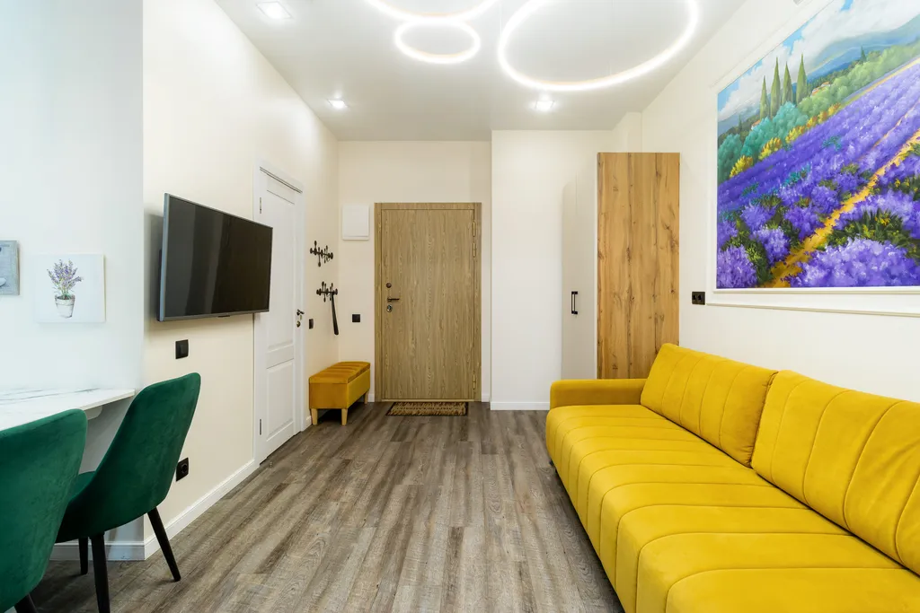 Стильные апартаменты с 2 спальнями