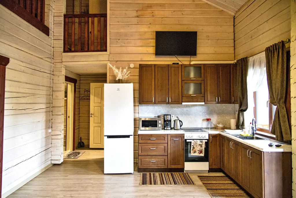 Уютный дом со всеми удобствами на берегу озера Верхнее Куйто