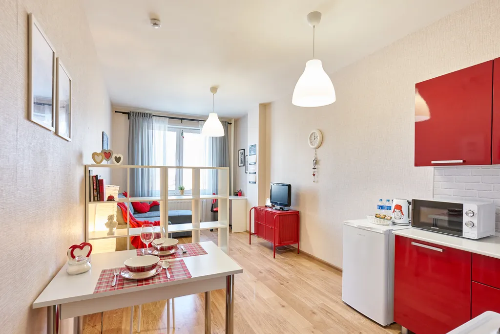 Романтика- евро-двушка с прекрасным видом в центре города