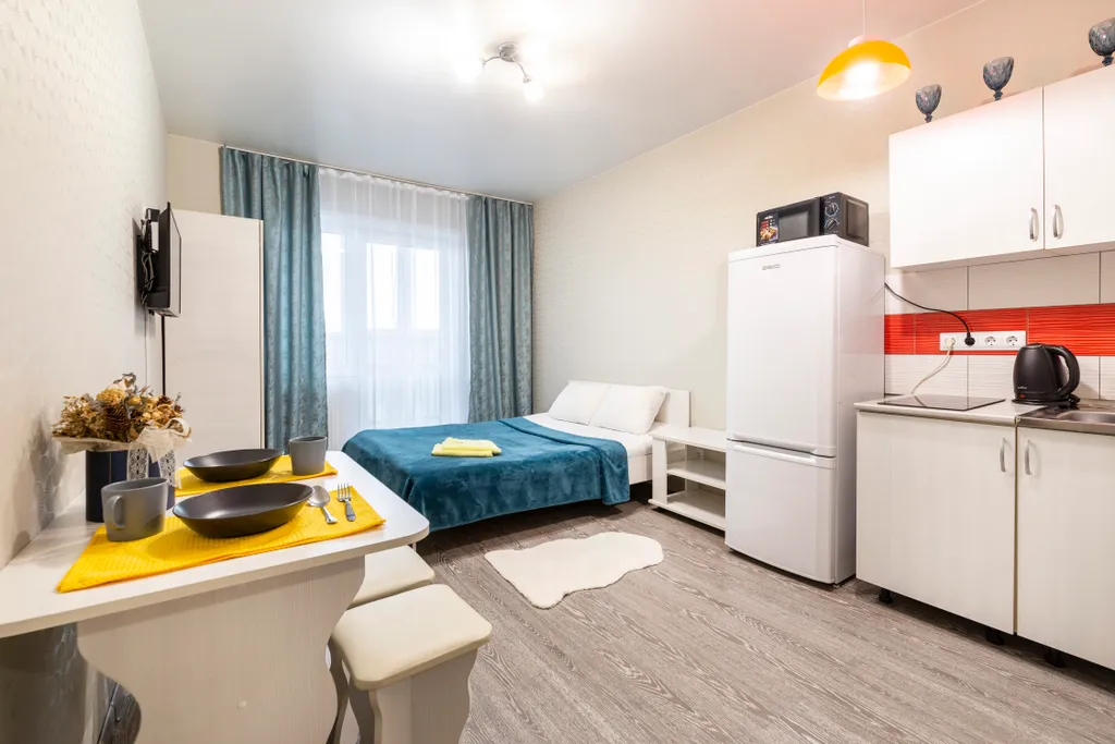 Уютная квартира студия с отличным видом