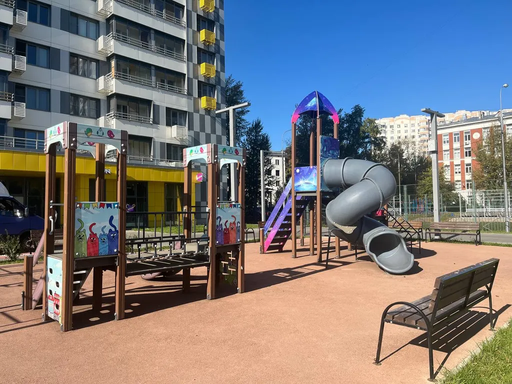 Квартира Уютная 1-комнатная квартира в новом доме в 1 минуте от метро Крымская — Москва