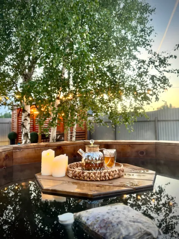 Уютный дом с баней и сибирским чаном на участке 8 соток