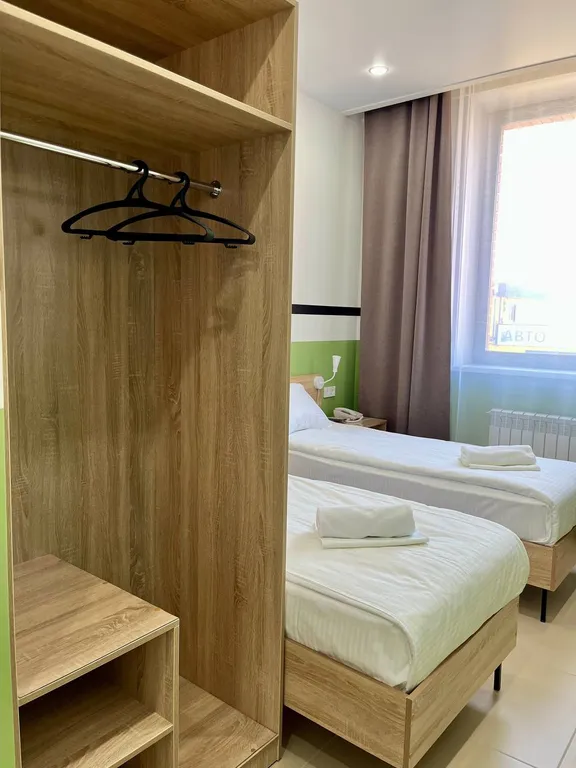 Двухместный стандарт с 2 раздельными кроватями.