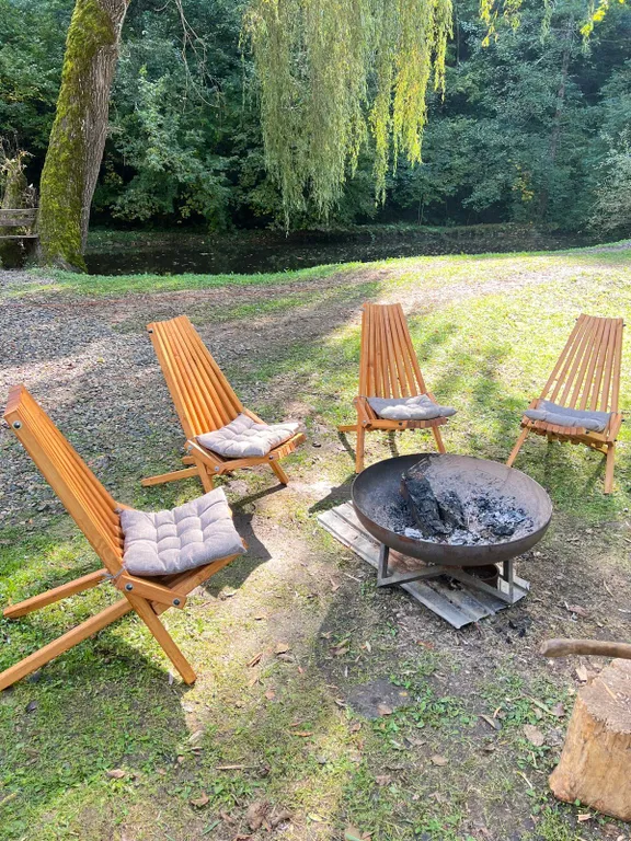 Квартира Уютная комната для четверых в деревянном таунхаусе у озера — Мезмай