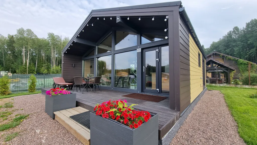 Панорамный коттедж с видом на залив