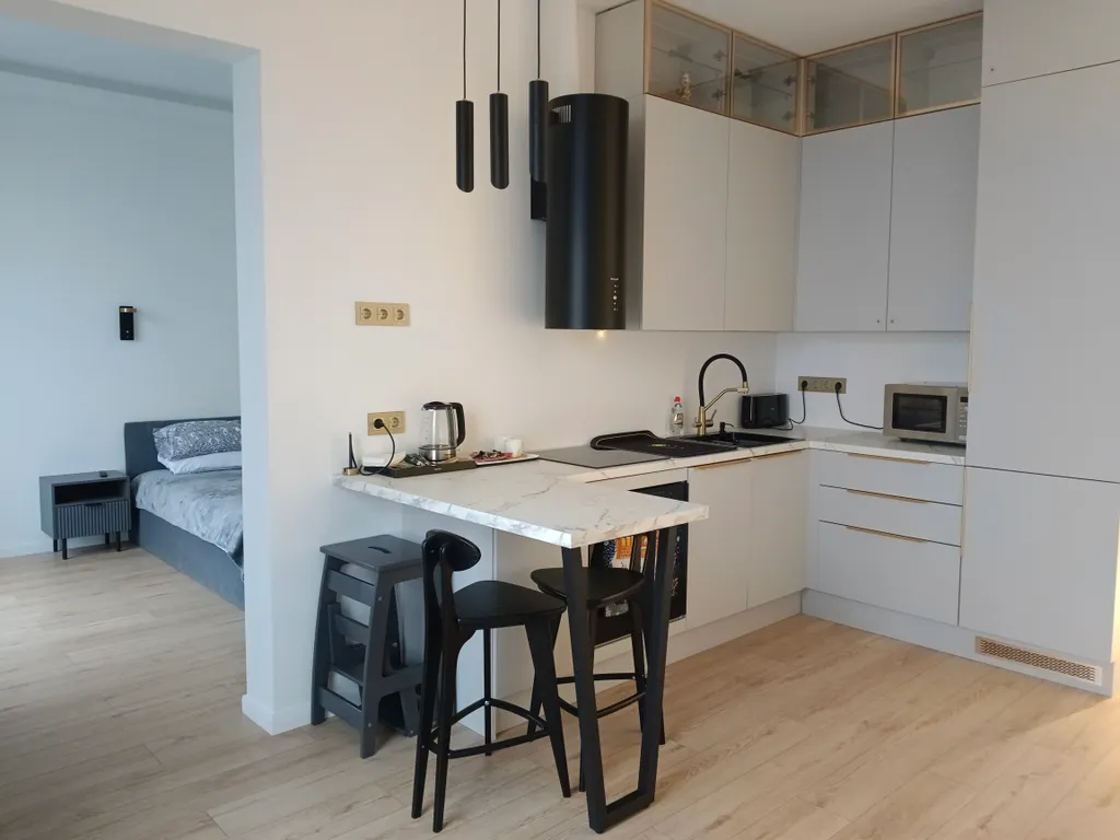 Квартира Квартира Евро-студия с видом на Финский залив — Санкт-Петербург