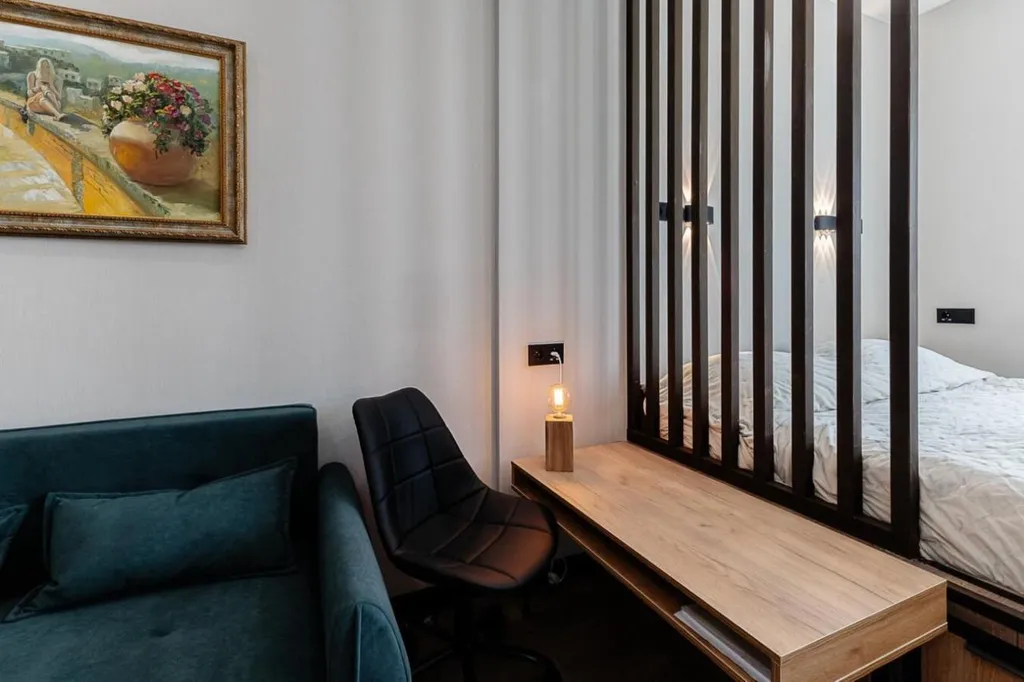 Стильная евродвушка с мини-сауной