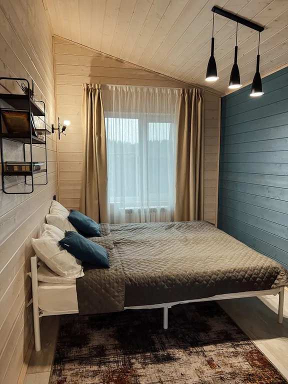 Домик для отдыха с гриль-мангалом, костровой и батутом