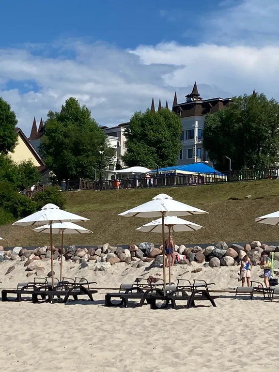 Квартира Квартира Апартамент с боковым видом на море и променад — Зеленоградск