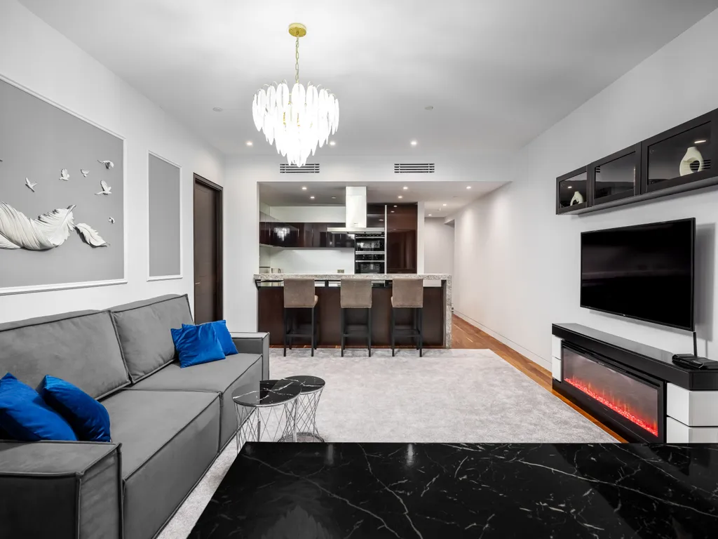 Красивый апартамент в башне ОКО Москва-сити с видом на город