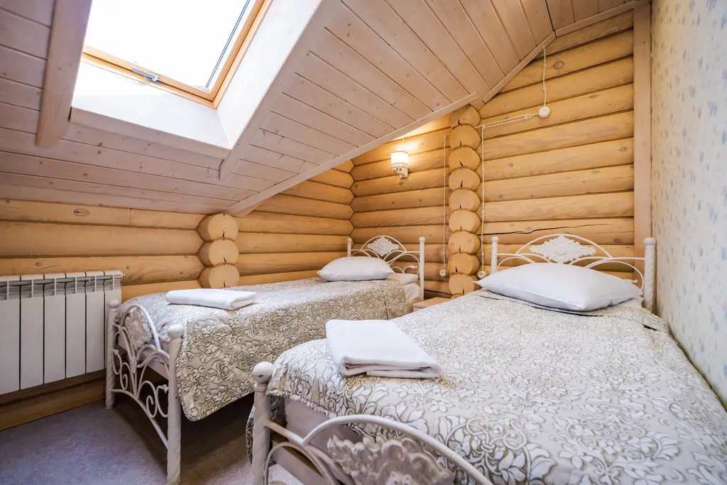 Уютные апартаменты 75 м² c 3-мя спальнями в деревянном доме