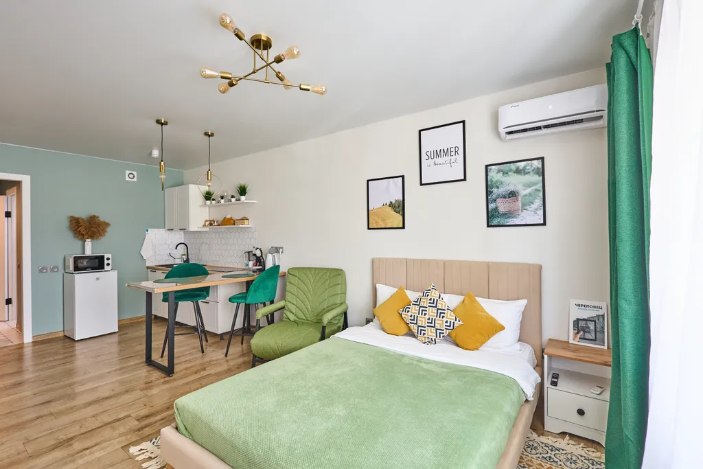 Квартира Эстетика в каждой детали, ваша красивая студия — аренда посуточно в Череповец