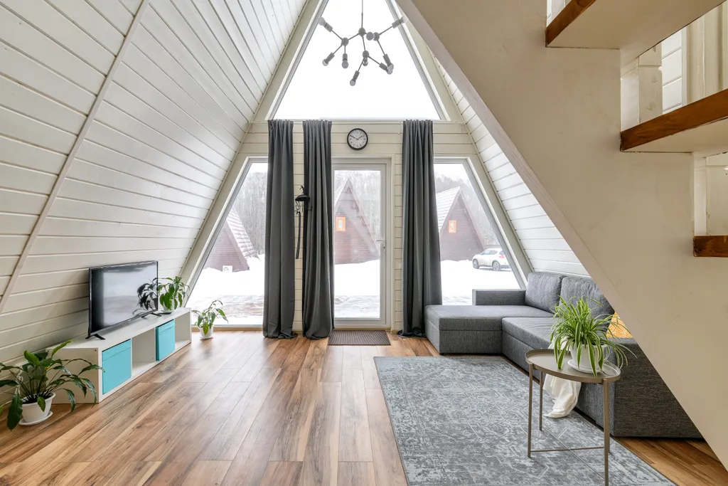 Уютный домик A-frame