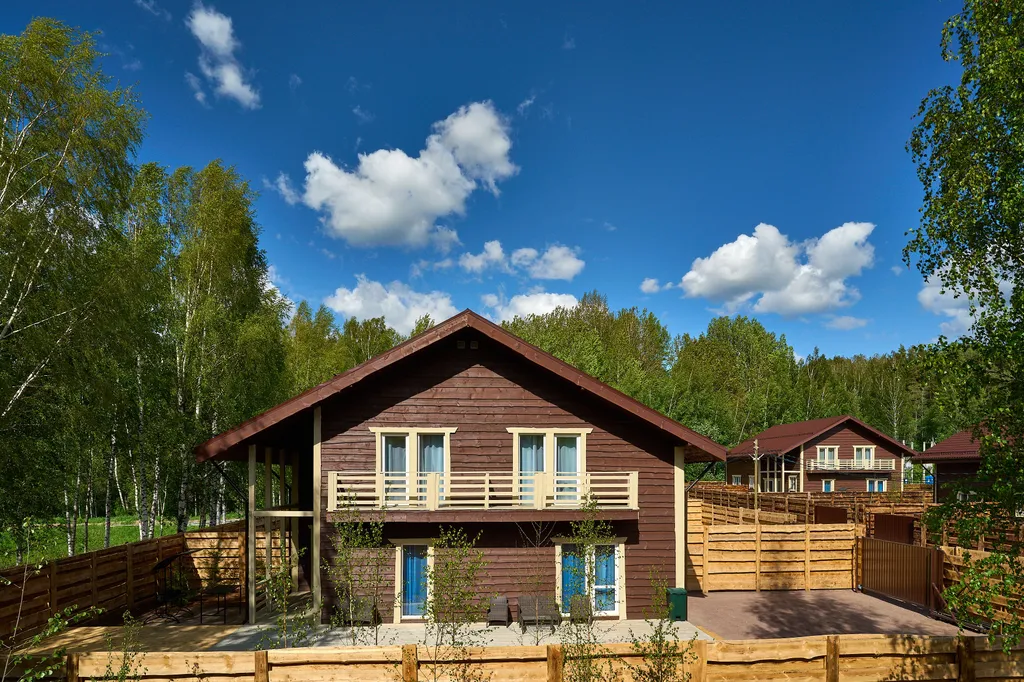 Коттедж Коттедж премиум - класса с сауной рестораном у леса — Коробицыно