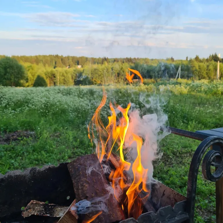 Дом A-frame с баней и чаном