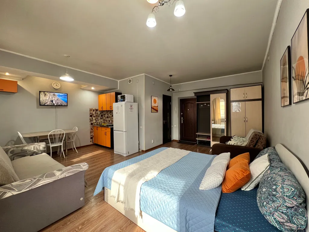 Студия на Химчистке в новом ЖК, не берем оплату за финальную уборку