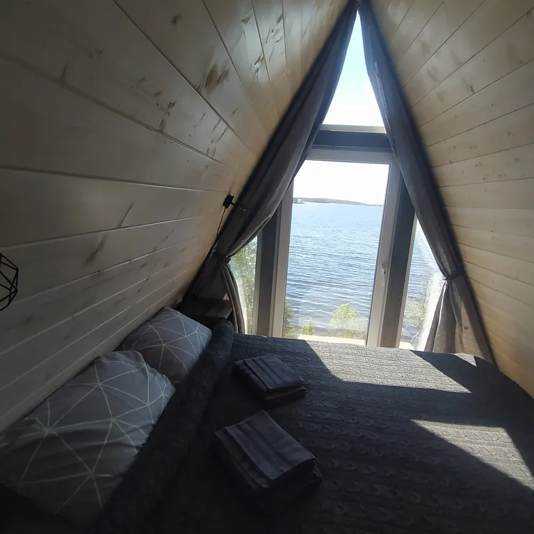 А фрейм на берегу Ладоги Dream house in Karelia