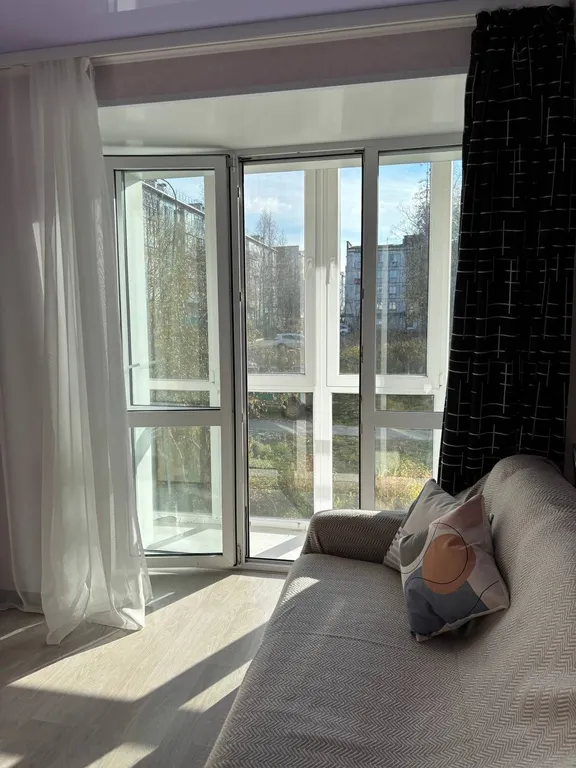 Стильная квартира-студия с теплым полом