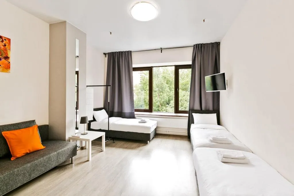 Большая студия для 4 гостей рядом с НПО им Лавочкина