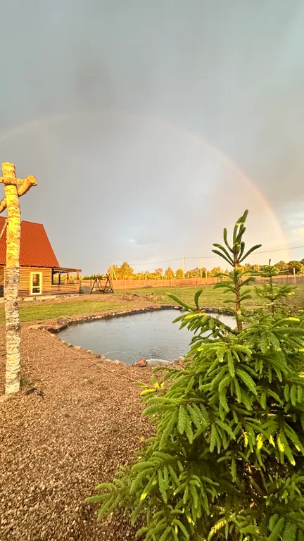 Уютный домик с баней и горячей купелью