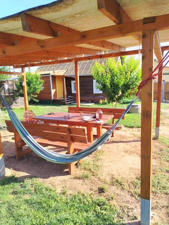 Уютный дом с печкой на берегу Ахтубы