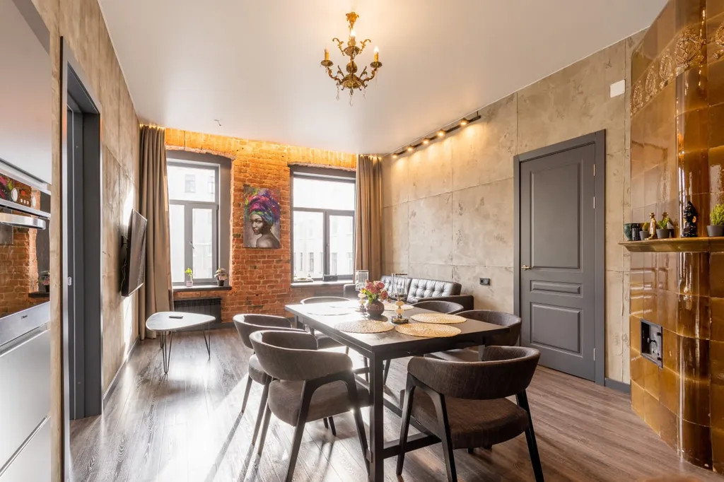 Квартира Современная квартира-лофт у метро — Санкт-Петербург