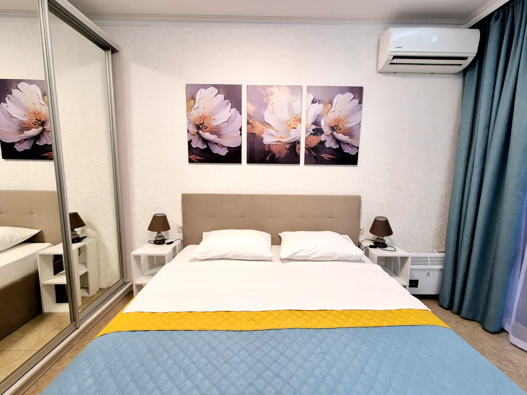 Квартира Квартира Уютная студия в 5 минутах от моря, у бассейна в ЖК Мадрид Парк 2 — Адлер