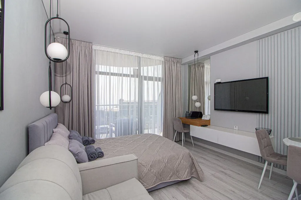 Уютная студия с видом на море