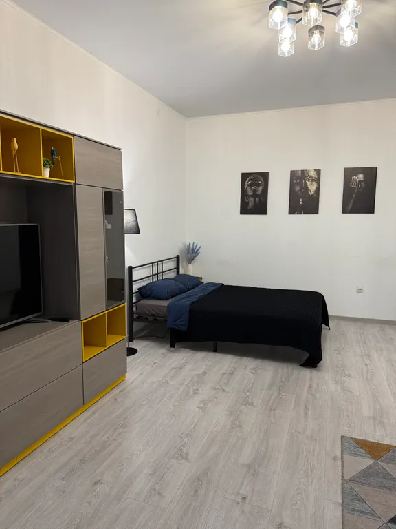 Крупногабаритная однокомнатная квартира в доме повышенной комфортности