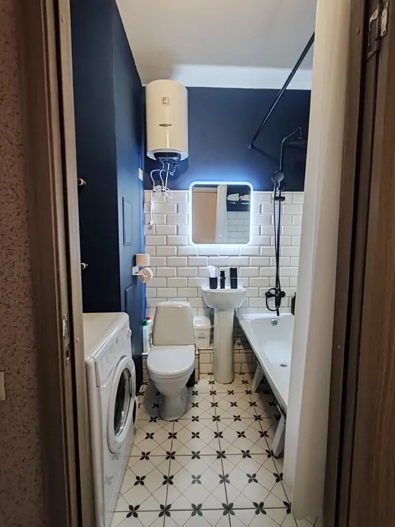 Уютная квартира в новом доме с кондиционером и бойлером