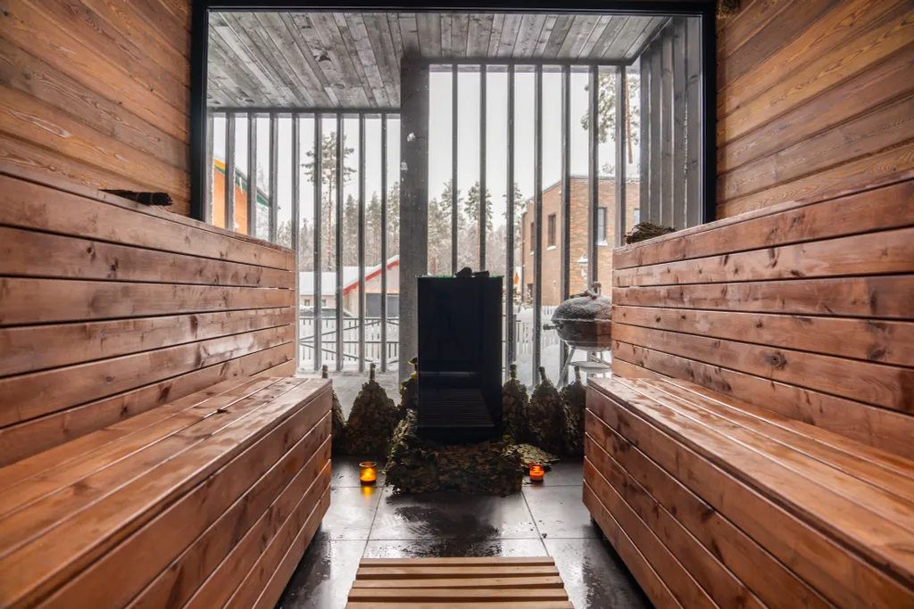 Дом с сауной и купелью