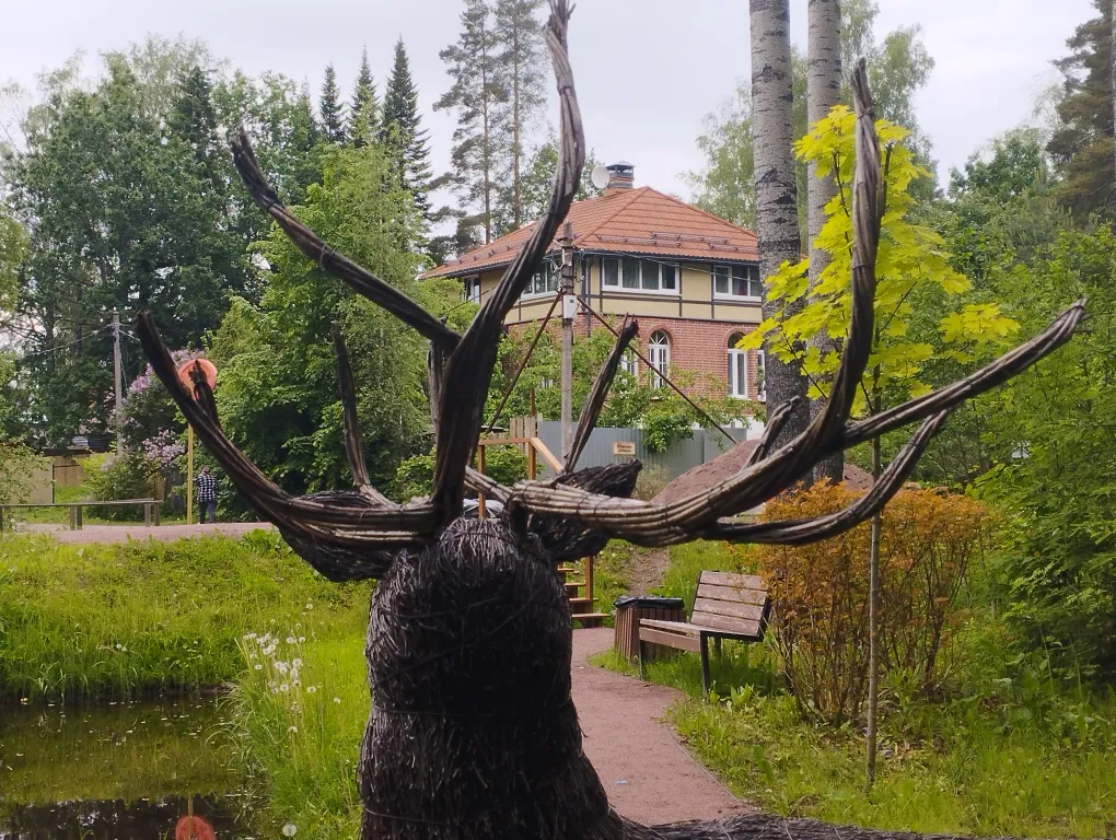 Дом с сауной у озера