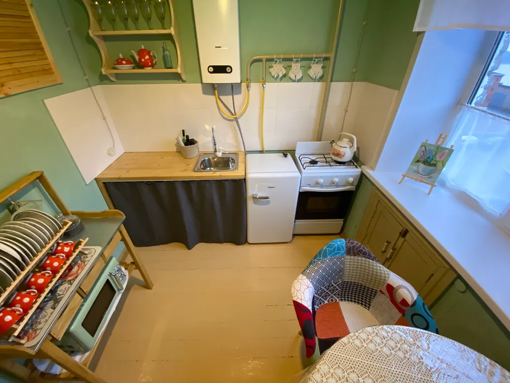 Двухкомнатная квартира Восьмидесятые в самом центре с видом на Волгу