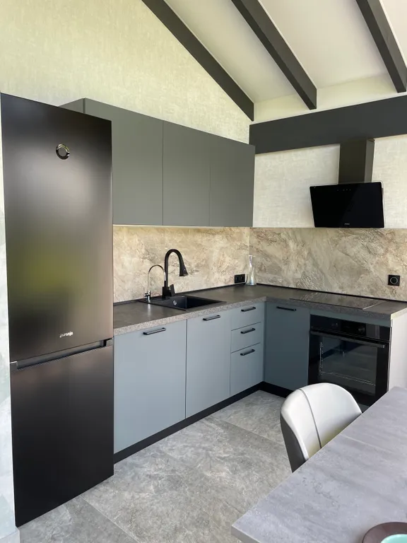 Коттедж Коттедж Фахверк с панорамным остеклением — Васькино