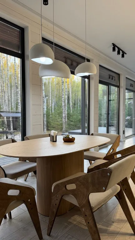 Коттедж Панорамный дом в окружении леса с сауной и чаном — Семеновское