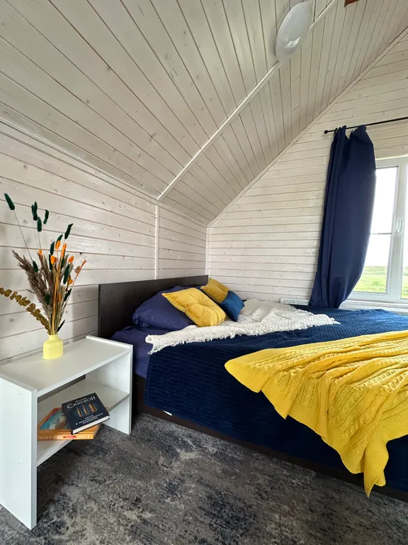 Красивый барнхаус с баней и банным чаном