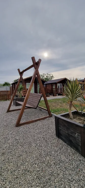 Семейный эко домик из дерева