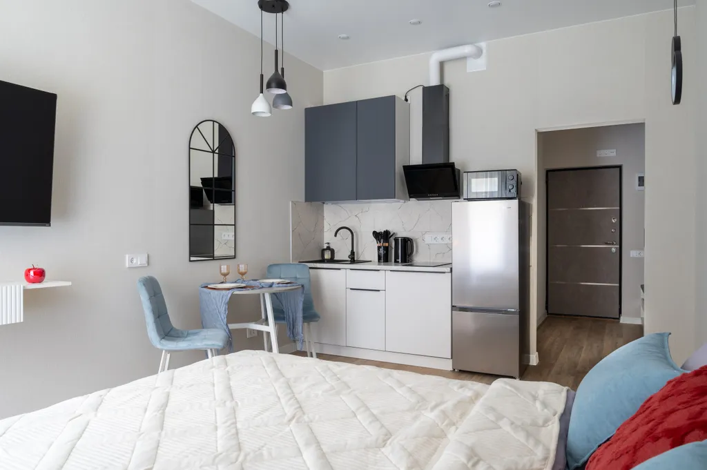 Двухместная студия в центре Кудепсты