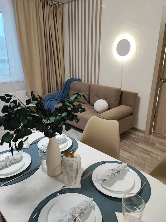 Уютная квартира с новым ремонтом и потрясающим видом