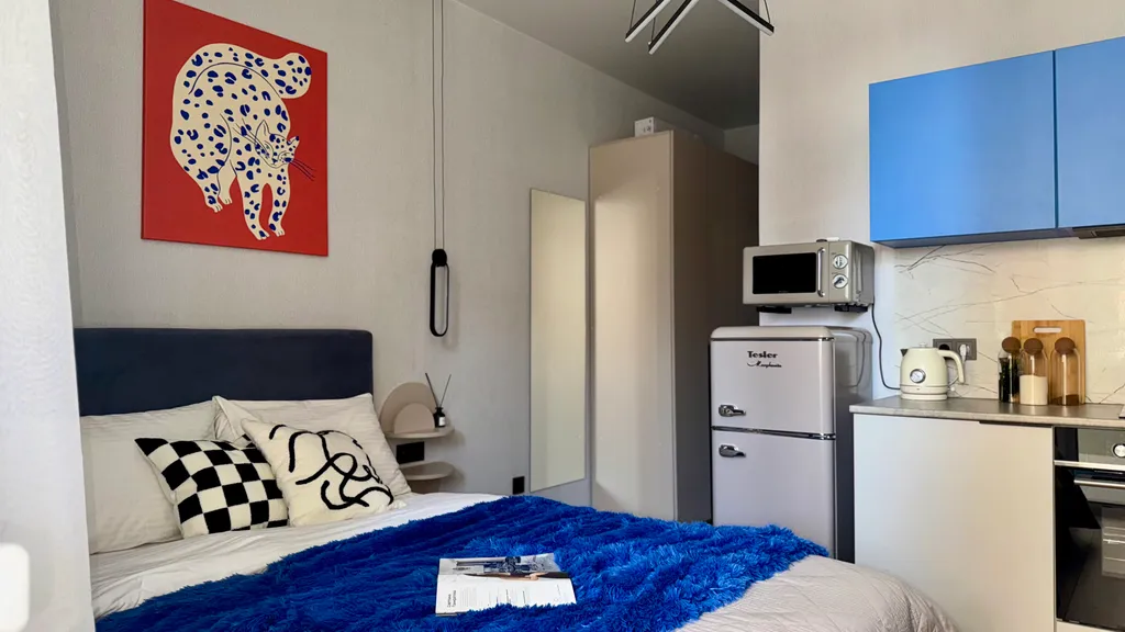 Квартира Квартира Уютная стильная студия с большим балконом. Транзит из Крыма — Краснодар