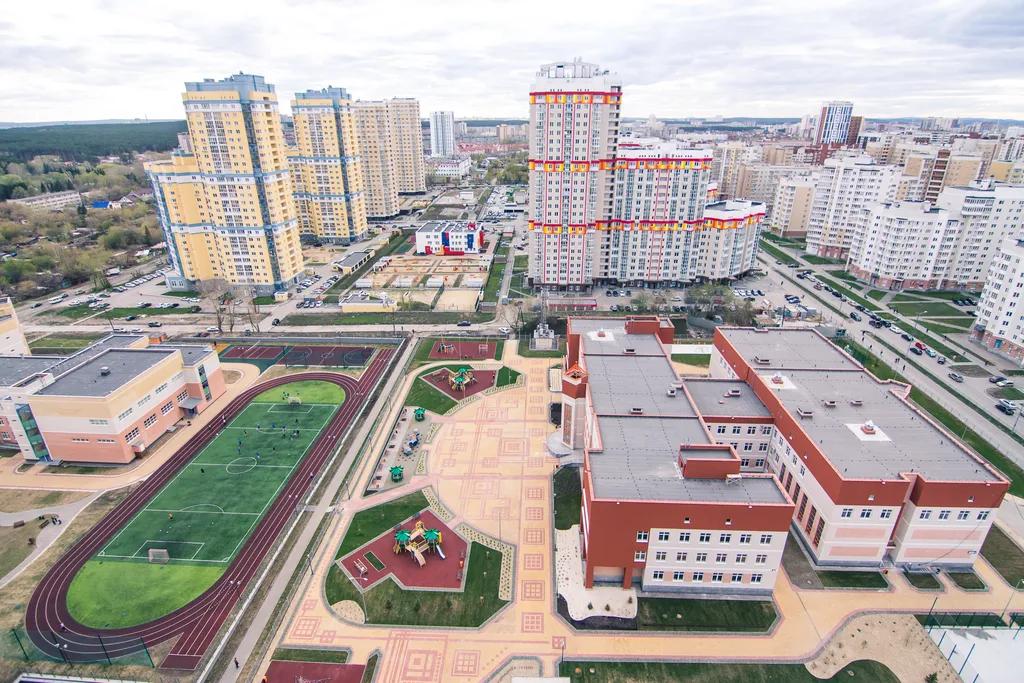 Квартира Квартира-студия в ЖК «Солнечный остров на 21 этаже с видом на город! — Екатеринбург